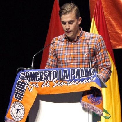 Fran Cárdenas, homenajeado por el CB La Palma 95