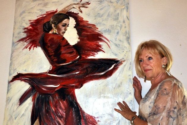 Karina Müller expone su obra en el Molino del Pintado de Ayamonte