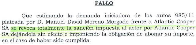 Dos años esperando que Atlantic Copper cumpla una sentencia