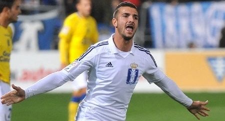 Rubén Mesa se reinvindica con un ‘hat trick’ ante el Marbella (3-1)