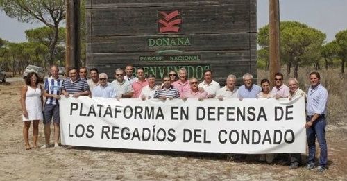 Los agricultores del Condado piden a Rajoy que medie para que el trasvase esté listo antes del fin de la legislatura