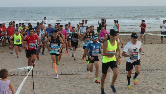 Adrián Andivia y Patricia Serafim, ganadores del Trail Arenas de Nueva Umbría