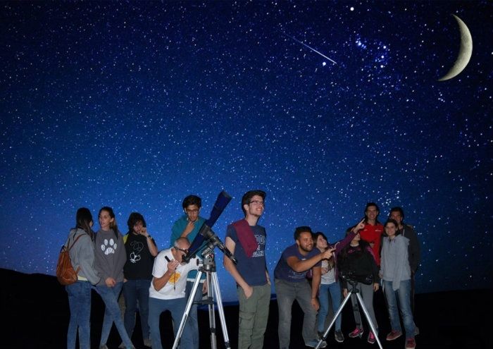 La Noche Atronómica de la Sierra Tejada se llenó de miradas