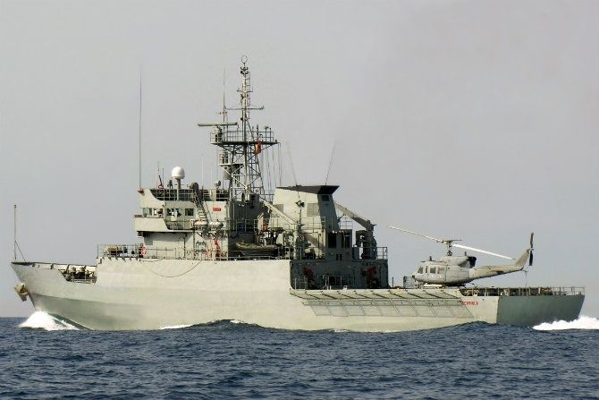 El patrullero de altura ‘Serviola’ podrá visitarse en el Puerto de Huelva