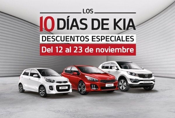 Descuentos especiales y condiciones exclusivas de financiación en la 4ª edición de los '10 Días Kia'