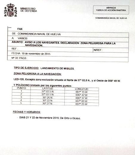 El runrún: Vuelven los misiles a Mazagón