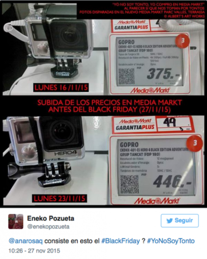 El runrún: ¿Nos vuelve tontos el Black Friday?