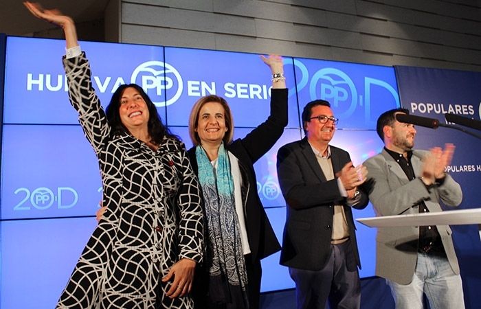 López y Báñez afirman que el 20-D está en juego consolidar el empleo, el futuro y las “realidades” en Huelva