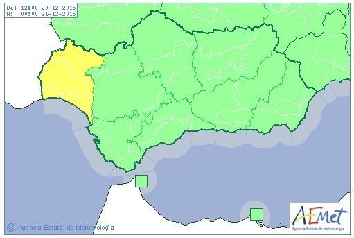 Nivel amarillo por riesgo de tormentas en toda la provincia