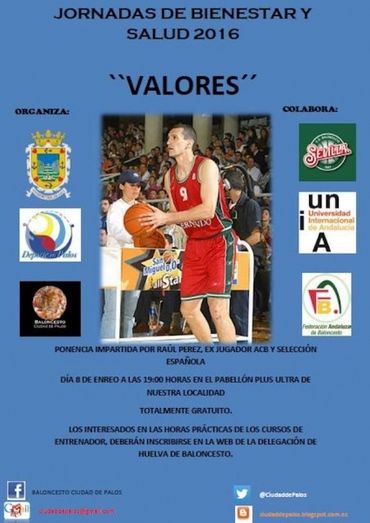 Charla del ex jugador Raúl Pérez sobre 'Valores' en Palos