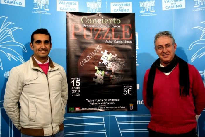 Carlos Llanes presenta su disco ‘Puzzle’ en el Teatro Municipal de Valverde