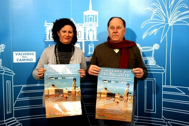 La caravana de ayuda al pueblo saharaui pide la solidaridad de Valverde para su nueva recogida de alimentos