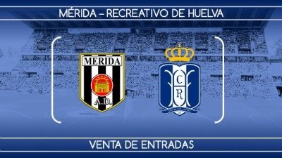 Entradas para el Mérida-Recre a un precio de ocho euros