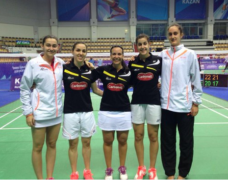 La España de Carolina Marín y Haidee Ojeda ganan a Estonia y ya está en cuartos (3-2)