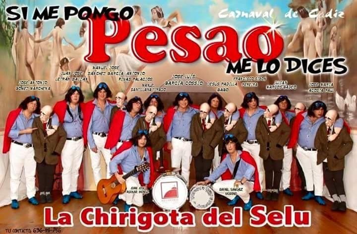 La chirigota del Selu 'Si me pongo pesao me lo dices' estará el viernes en Huelva