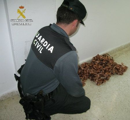Detenido tras robar más de mil metros de cableado eléctrico para venderlo en varias chatarrerías de la provincia