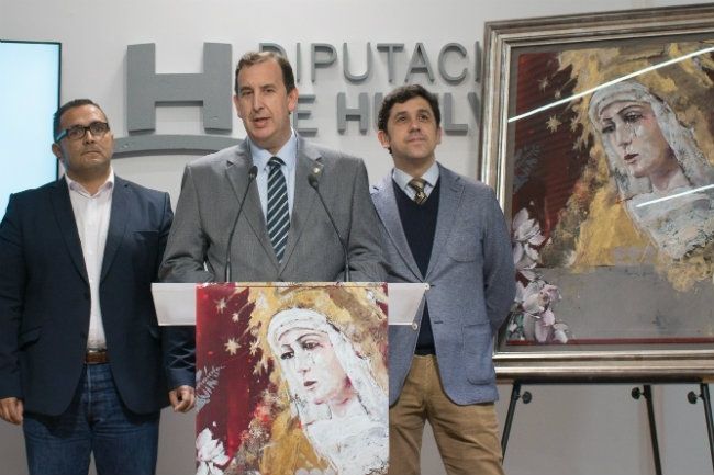 Presentado el cartel de la Semana Santa de Ayamonte, obra de EMES