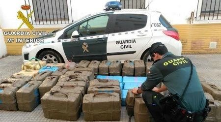 La droga incautada en la provincia se ha rebajado casi un 70% en los últimos seis años