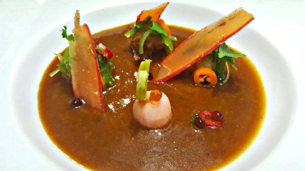 Sopa Wonton de cuello de cordero