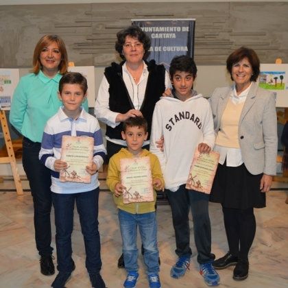 Un dibujo de Don Quijote y Sancho Panza en el Castillo de los Zúñiga gana el concurso en Cartaya