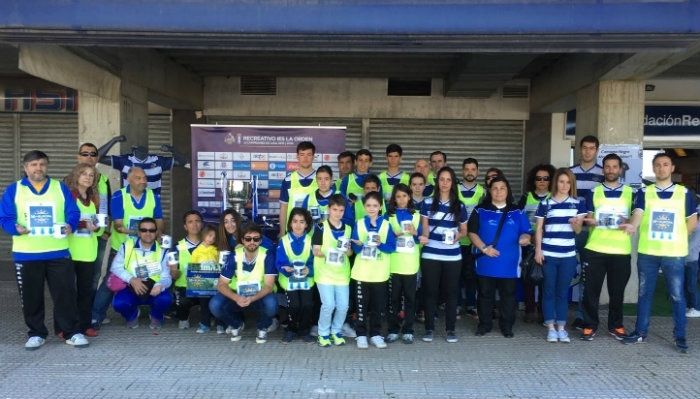 El Recre IES La Orden recaudó 1.677 euros con huchas a las puertas del Nuevo Colombino