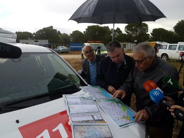 La Junta contempla el desvío por carretera de algunos de los caminos de El Rocío debido a las lluvias