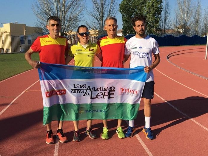 Oché Muriel, Juan Oria, Óscar Carraso y Manuel Márquez disputan el 10.000 del Europeo en Ruta de Veteranos