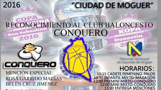 La V Fiesta 'Ciudad de Moguer', dedicada al CB Conquero