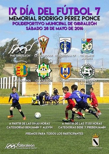 Gibraleón acoge el IX Día del Fútbol 7 'Memorial Rodrigo Pérez Ponce'