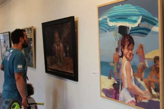 Las obras del III Premio de Pintura Pepa Pinto se exponen en La Palma hasta el 27 de junio