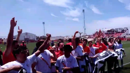 Los palmerinos Caro, Sánchez y Martínez ascienden con el Sevilla Atlético a Segunda