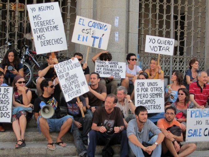 15M Huelva hace un llamamiento a la ciudadanía para la manifestación global del próximo 15 de octubre