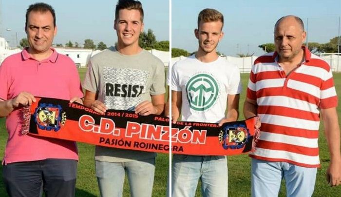 El goleador Dani Hernández y el polivalente José Anarte, caras nuevas del Pinzón