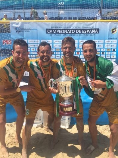 Andalucía gana su sexto título consecutivo nacional con cuatro onubenses en sus filas
