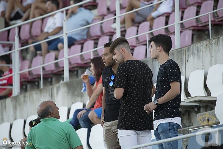 Rubén Gálvez y Aitor Brioso vieron al Recre en Cartaya