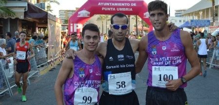 José Manuel Cortés y Verónica Lora ganan la XXVI Milla Urbana 'Ciudad de Punta Umbría'