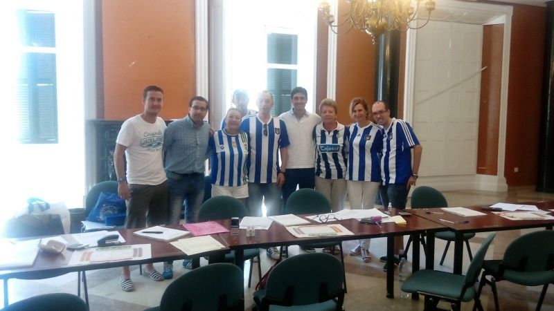 Pavón visitó a los voluntarios de la campaña de socios