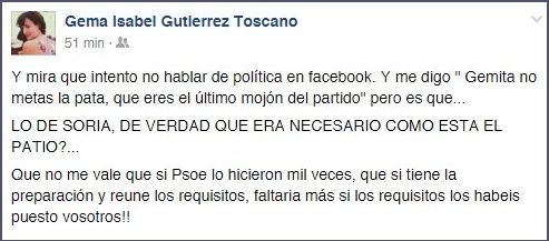 El runrún: El “ultimo mojón” del PP, contra el exministro Soria