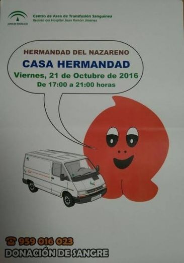 Jornada de Donación de Sangre en la Hermandad del Nazareno