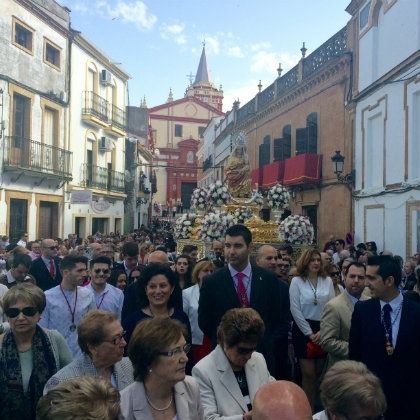 Valverde renueva el voto a su Patrona en una procesión por las calles de la localidad