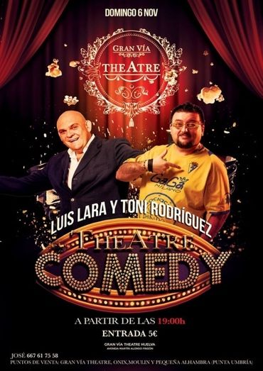 El mejor humor gaditano llega a Huelva con el Comandante Lara y Toni Rodríguez