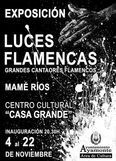 La muestra 'Luces flamencas' de Mamé Ríos llega a la Casa de la Cultura de Ayamonte
