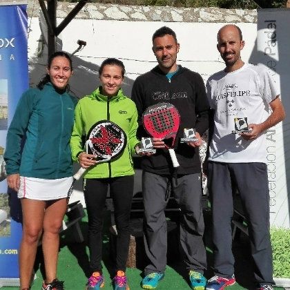 Las parejas Álvaro García-Camilo Bel y Elena Ramírez-Cristina Trufero ganan el Provincial