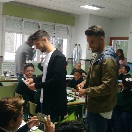 El Recre reparte entradas en el Colegio María Inmaculada