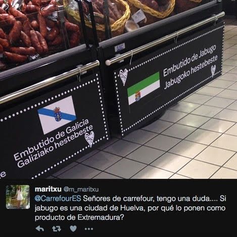El runrún: Carrefour vende Jabugo... de Extremadura