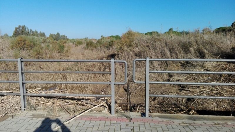 Vecinos de Aljaraque alertan del riesgo de transitar por el puente del arroyo de La Dehesa