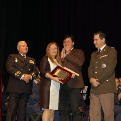 Rocío Valero emocionó con su exaltación a Huelva y a las Fuerzas Armadas