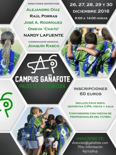 Chuli, invitado de lujo en el estreno este lunes en Palos del primer Campus Gañafote de Navidad
