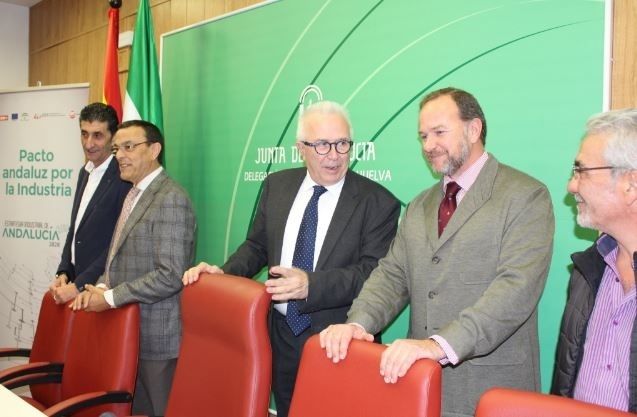 La Junta destaca la base 'sólida de la industria onubense” y califica de 'estratégico' el proyecto CEUS