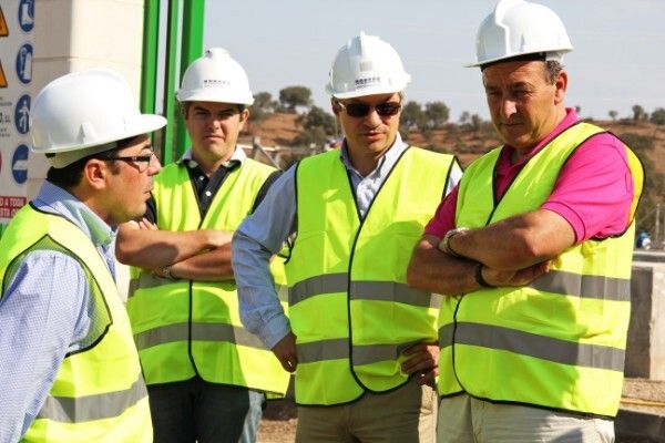 Las obras del EDAR de San Bartolomé de la Torre se encuentran al 90 por ciento